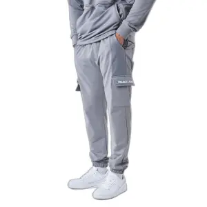 Pantalón de chándal estilo cargo liso Project X Paris image-4