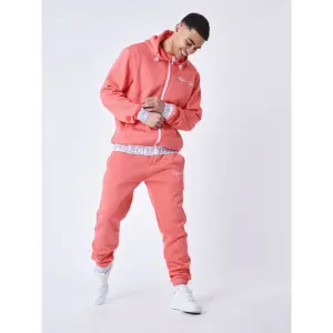 Joggingbroek met elastische band en logo Project X Paris image-1