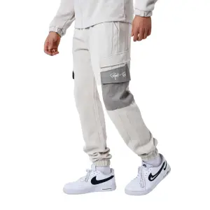 Two-tone jogging pants with pockets Project X Paris image-3