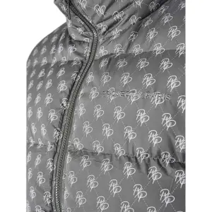 Gilet imbottito con motivo monogramma tutto over Project X Paris image-2