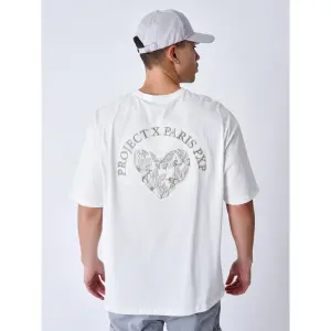 Camiseta bordada Project X Paris Heart Flutter image-2