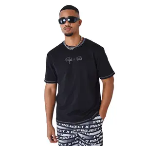 Klassisch besticktes T-Shirt Project X Paris image-1