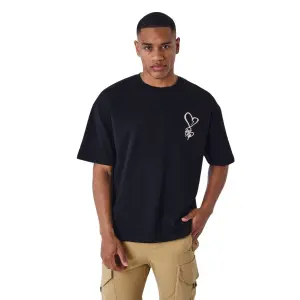 Geborduurd T-shirt Project X Paris Street Heart image-0