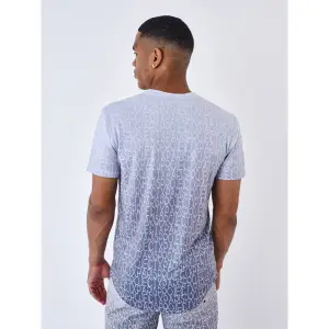 T-Shirt mit zweifarbigem Allover-Degradé-Effekt Project X Paris image-2