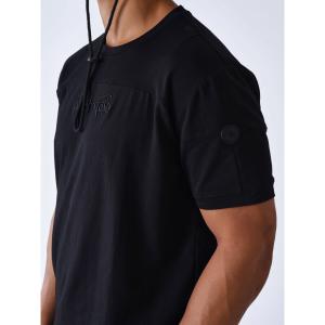 Teknisk T-shirt med udskæringer Project X Paris image-4