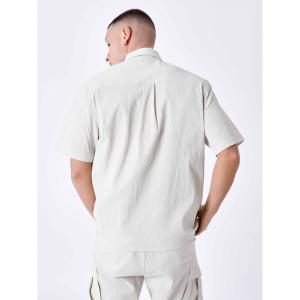 Wrinkled effect shirt with pockets Project X Paris image-2