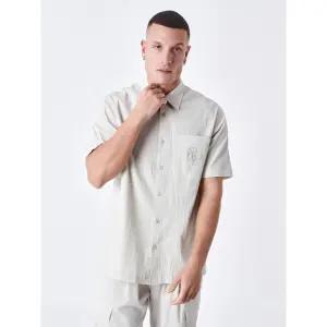 Wrinkled effect shirt with pockets Project X Paris image-1