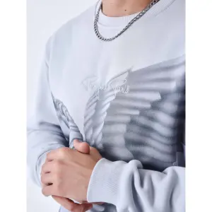 Sweater met ronde hals en ruitermotief Project X Paris image-3