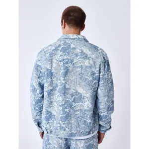 Kurtka dżinsowa z abstrakcyjnym motywem Project X Paris image-2