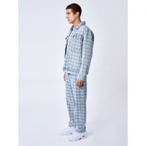 Geometrisk denimjakke Project X Paris image-3