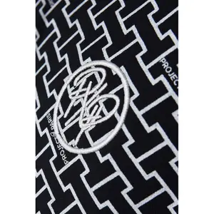 Felpa con cappuccio zip con stampa monogramma Project X Paris image-3