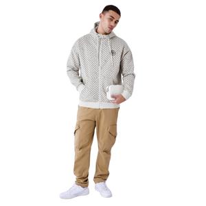 Felpa con cappuccio zip con stampa monogramma Project X Paris image-1