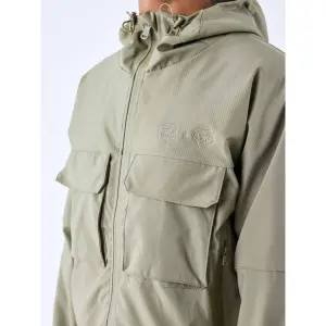 Giacca impermeabile con zip Project X Paris image-4