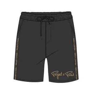 Pantalón corto clásico con logotipo bordado Project X Paris image-1