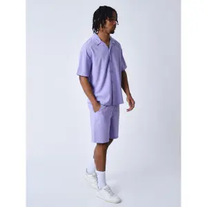 Shorts med texturerat broderi Project X Paris image-1