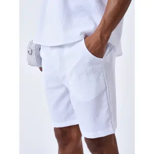 Shorts med texturerat broderi Project X Paris image-3