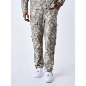 Multi-pocket cargo trousers with branch pattern Project X Paris image-1