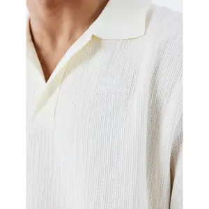 Textured polo shirt Project X Paris Preppy image-3