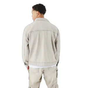 Denim jacket Project X Paris brute workwear image-1