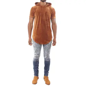 Sweatshirt à capuche en velours Project X Paris image-1