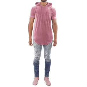 Sweatshirt à capuche en velours Project X Paris image-1