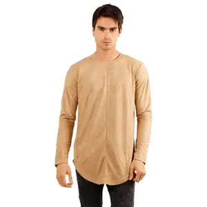 T-shirt manches longues en daim Project X Paris image-0