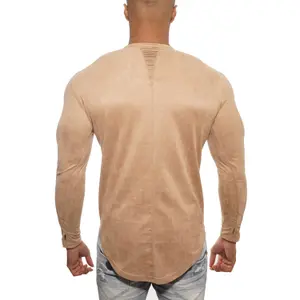 T-shirt manches longues en daim Project X Paris image-4