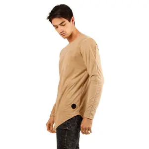 T-shirt manches longues en daim Project X Paris image-2
