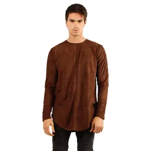 T-shirt manches longues en daim Project X Paris image-0