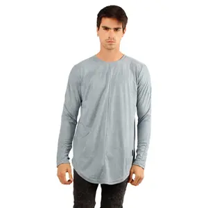 T-shirt manches longues en daim Project X Paris image-0