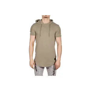 Semi oversized t-shirt met capuchon Project X Paris Biker image-0