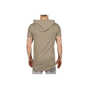 Semi oversized t-shirt met capuchon Project X Paris Biker image-1