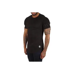 Suède-effect veter-T-shirt Project X Paris image-1