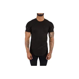 Suède-effect veter-T-shirt Project X Paris image-0