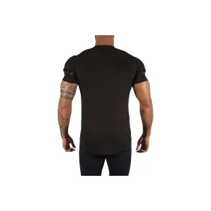 Suède-effect veter-T-shirt Project X Paris image-2