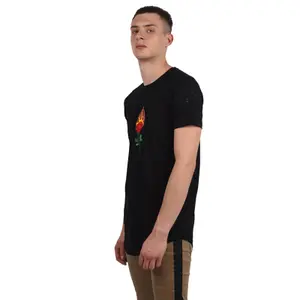 T-shirt brodé Project X Paris Destroy Rose on Fire image-2