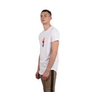 T-shirt brodé Project X Paris Destroy Rose on Fire image-1