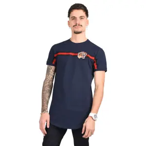 T-shirt tigre brodé bande sur le torse Project X Paris image-0