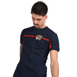 T-shirt tigre brodé bande sur le torse Project X Paris image-2
