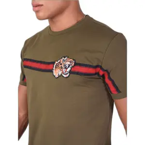 T-shirt tigre brodé Project X Paris image-3
