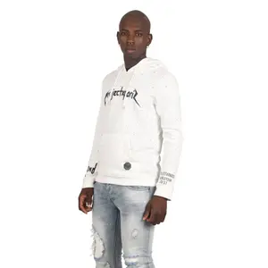 Sweatshirt à capuche Project X Paris Destroy Rose on Fire image-1