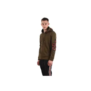 Sweatshirt hooded Project X Paris Snake & Rose image-0