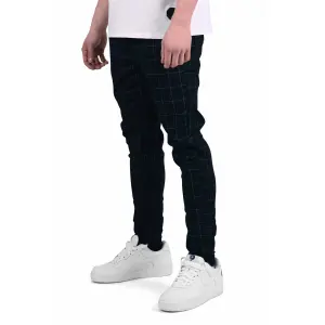 Pantalones chinos de cuadros y rayas Project X Paris image-3