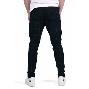 Pantalones chinos de cuadros y rayas Project X Paris image-1