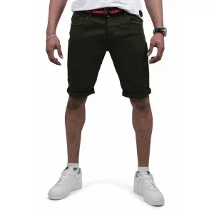 Shorts with belt and two-tone side stripes Project X Paris image-0