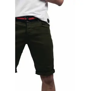 Shorts with belt and two-tone side stripes Project X Paris image-3