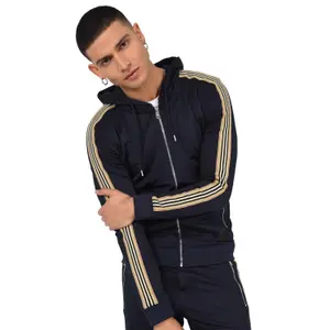 Hooded sweatshirt with zipper and equestrian stripes Project X Paris image-2