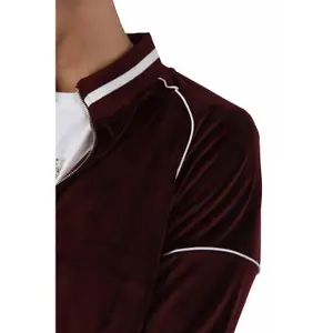 Veste zippée velvet à col contrastant Project X Paris image-4