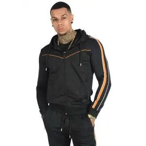 88183334-bk-veste-a-capuche-a-imprime-carreaux-et-bandes-bicolores-project-x-paris-noir