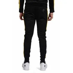 Velvet joggingbroek met dubbele banden op de zijkanten Project X Paris image-3